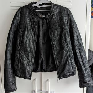 Max Edition Faux Leather Jacket